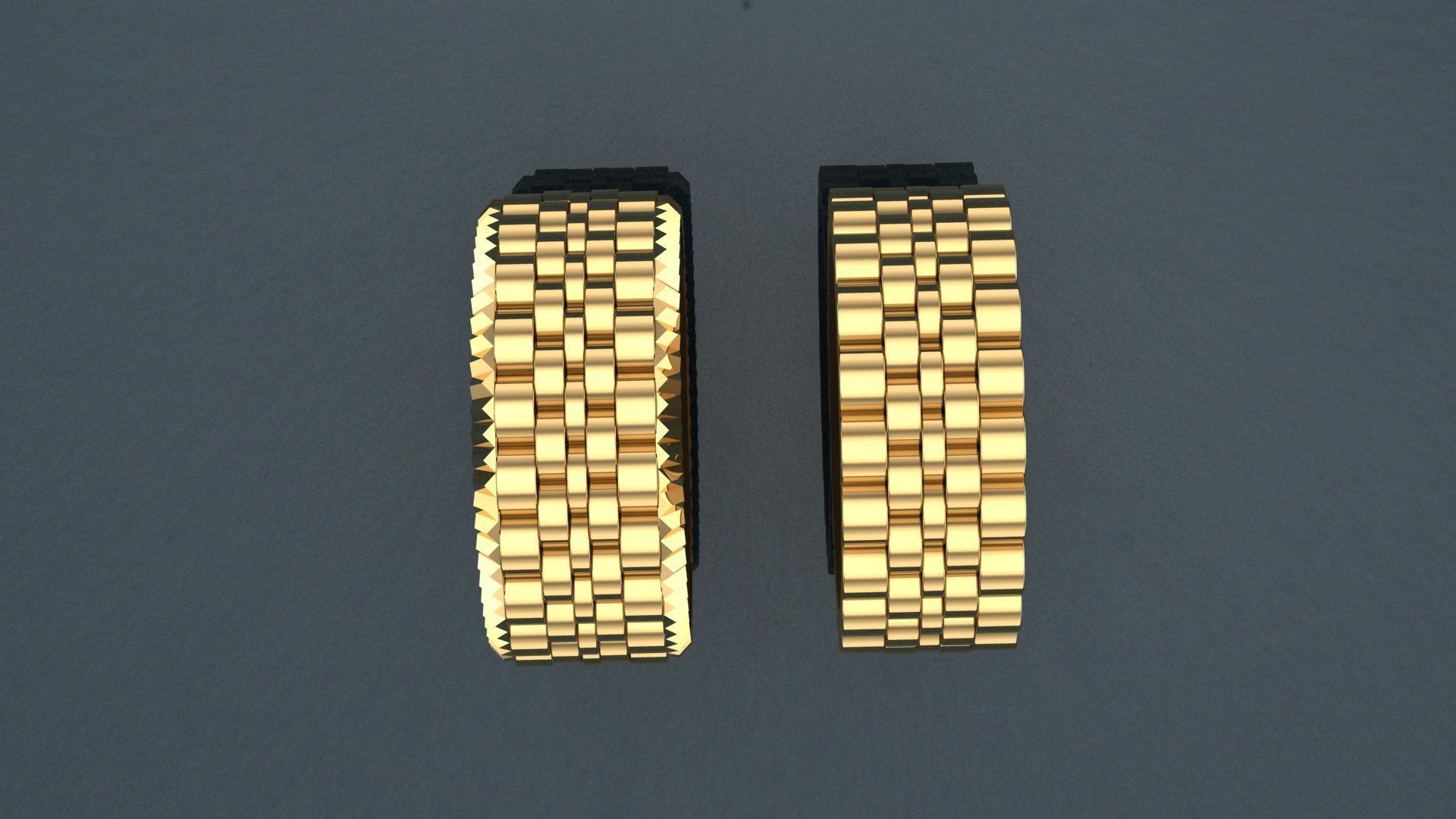 fancy bands 3D print model_7