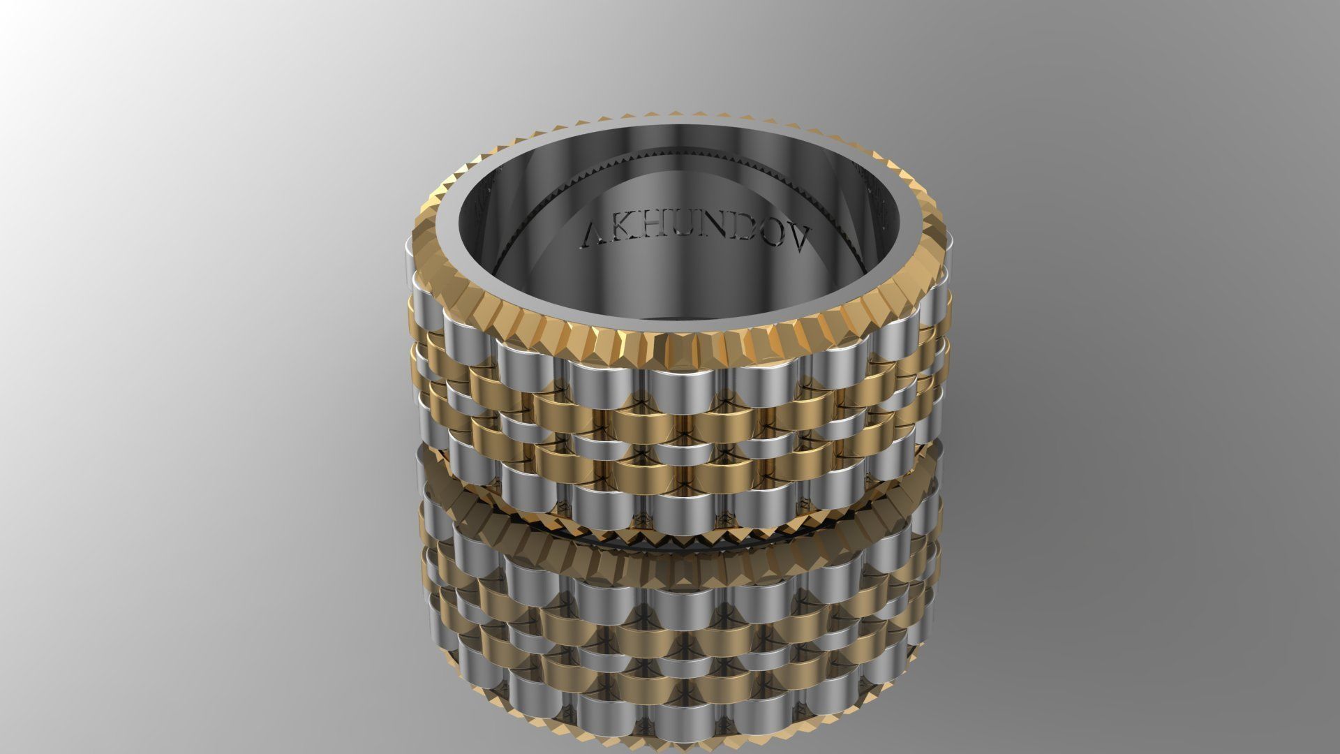 fancy bands 3D print model_9