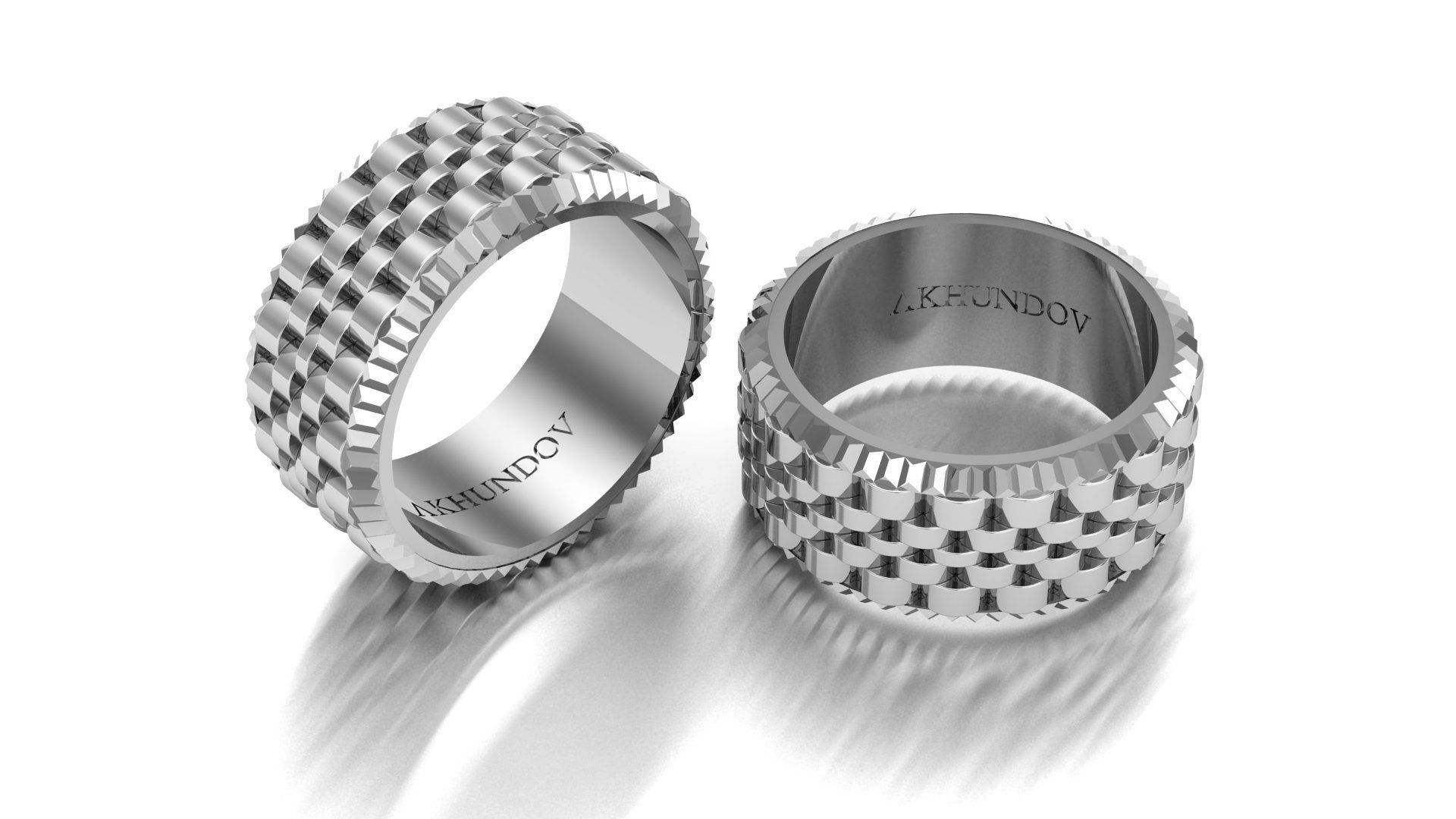 fancy bands 3D print model_22