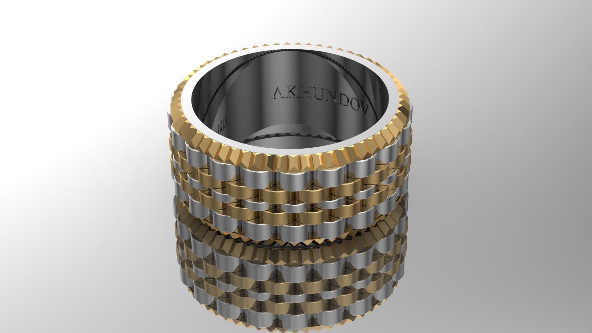 fancy bands 3D print model_14