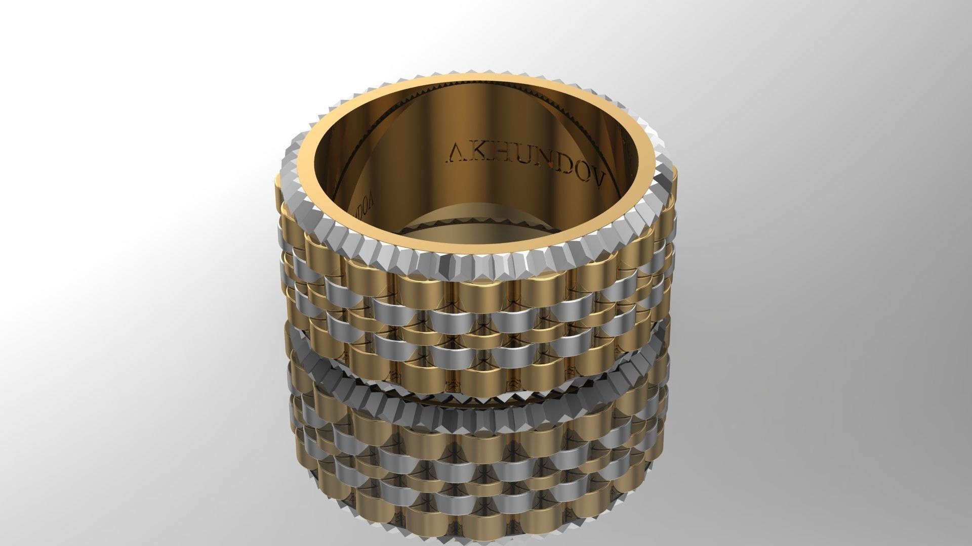 fancy bands 3D print model_12