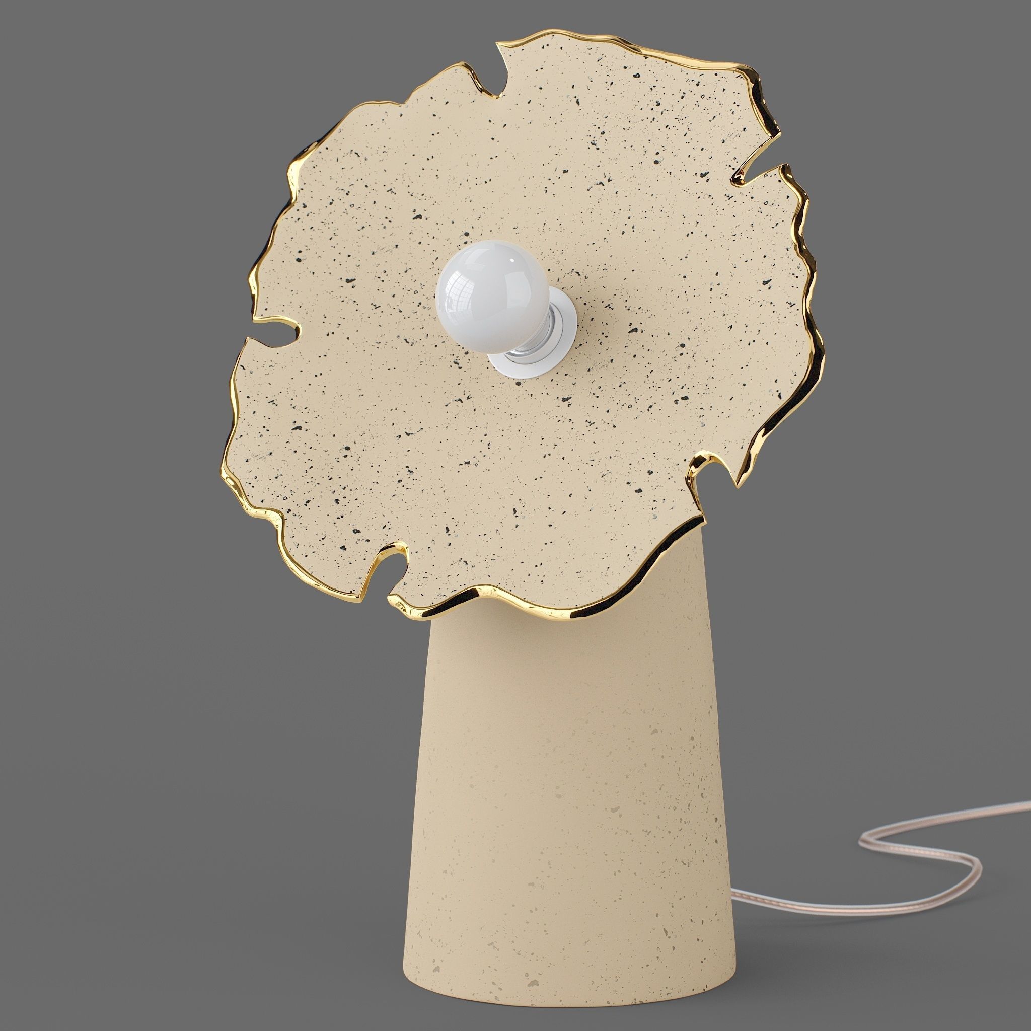 Flow Large Table Lamp Set 3D model_2