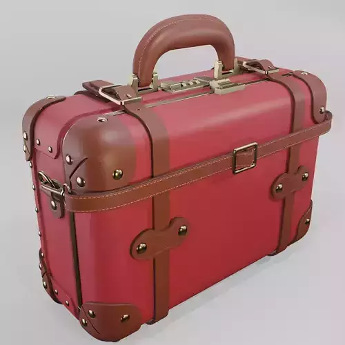 Steamline Diplomat Vanity Red 3D model