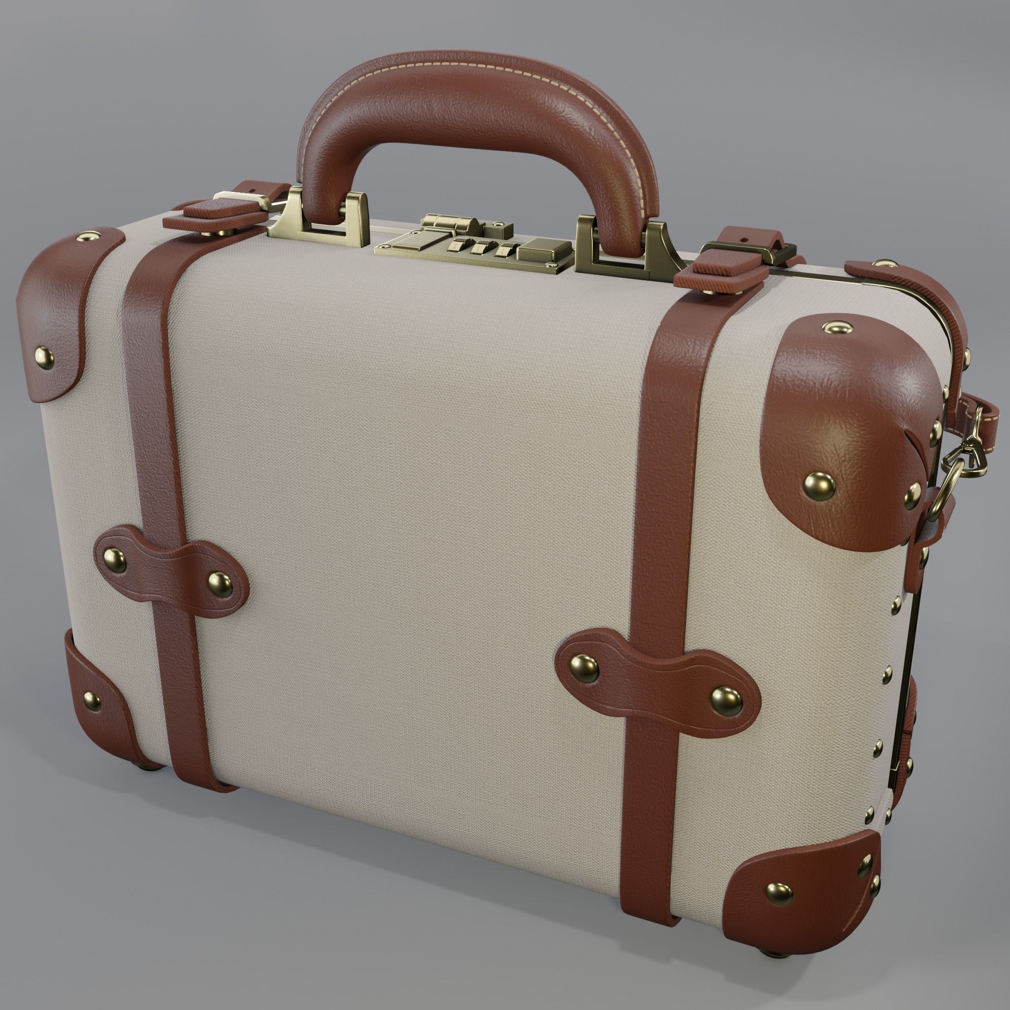 Steamline Editor Vanity Brown 3D model_1