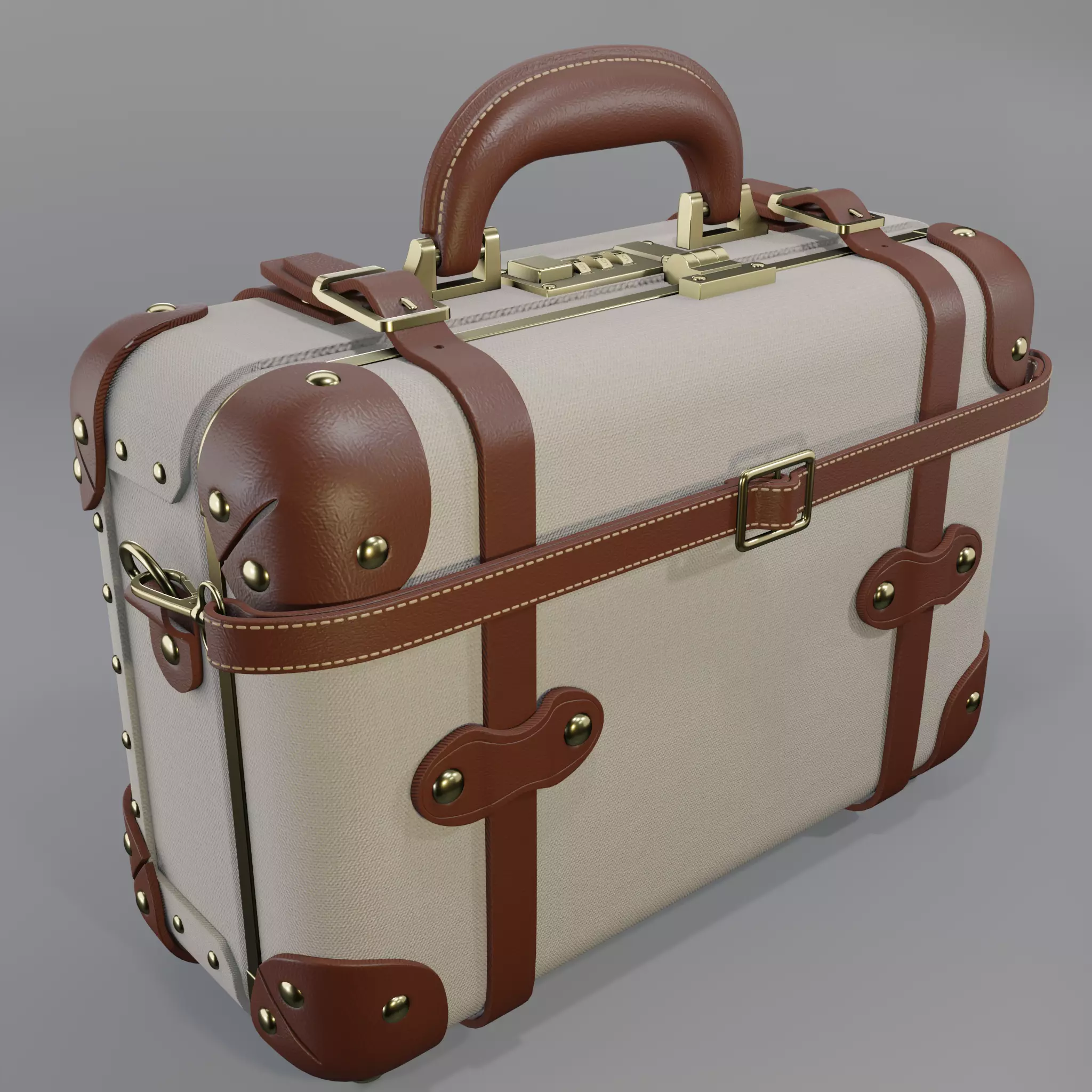 Steamline Editor Vanity Brown 3D model_0