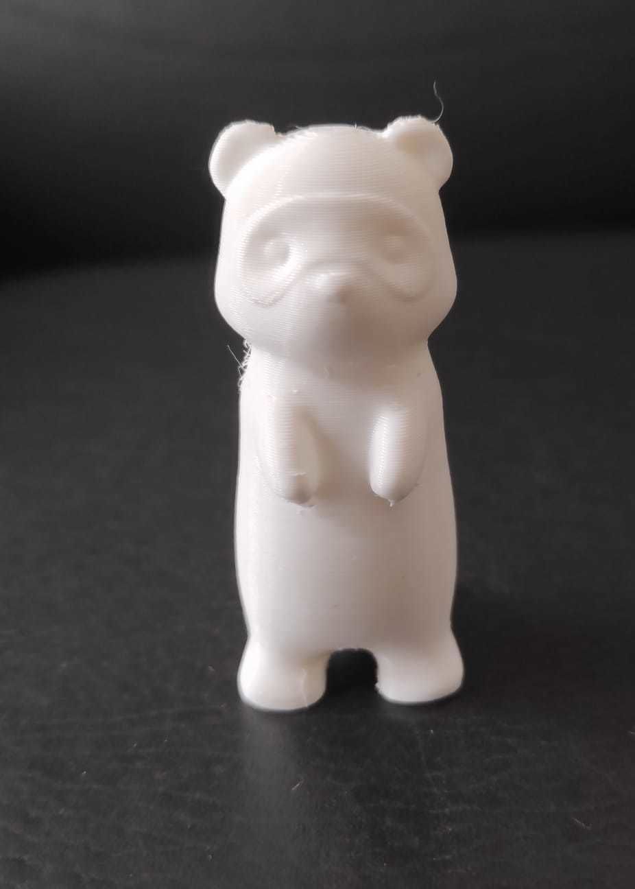 Standing Ferret 3D print model_4