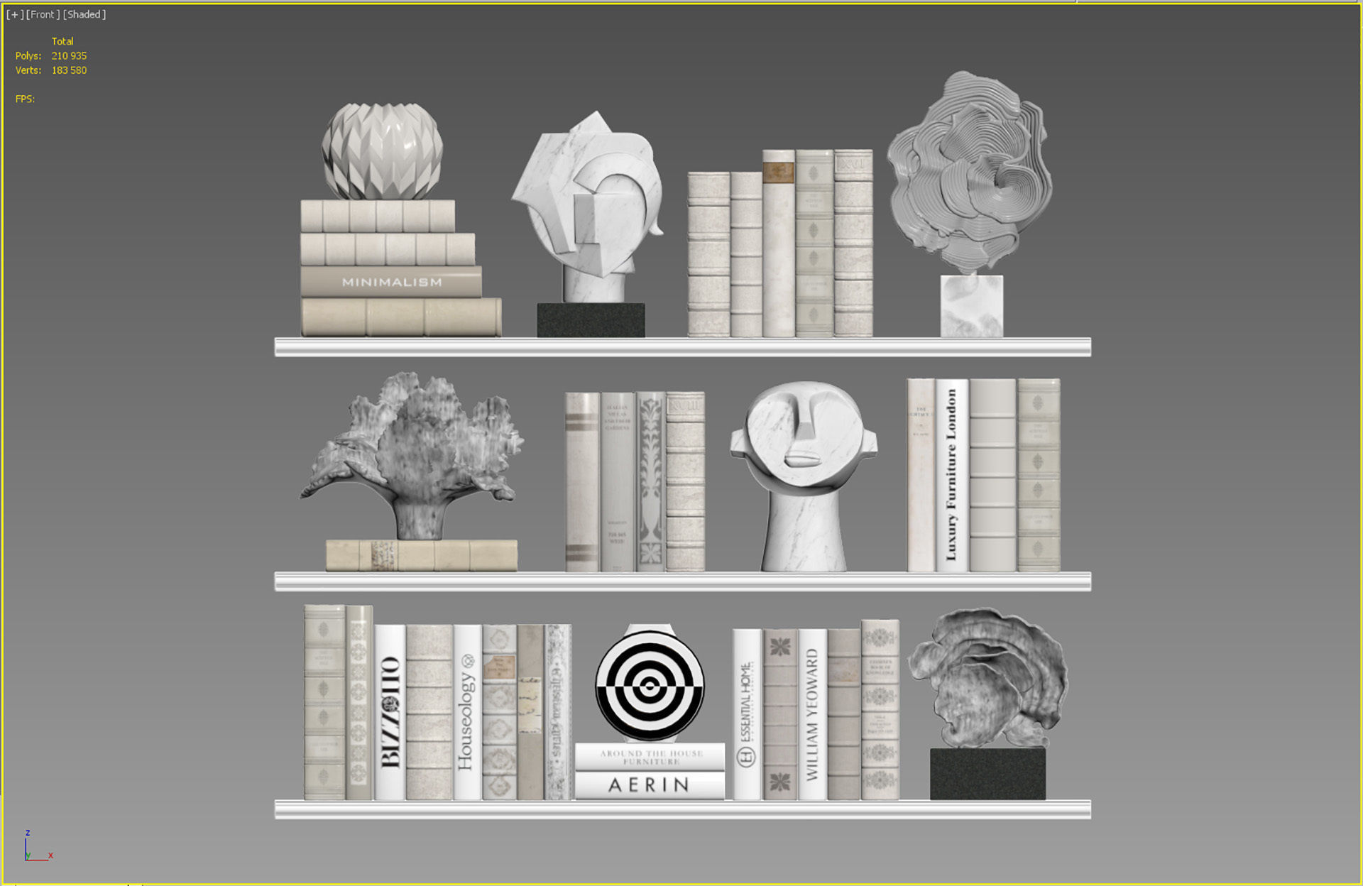 Decor Set 186 3D model_5