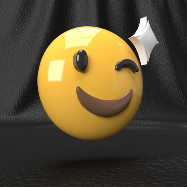 3D EMOJI FACE ICONS V2 3D model_1