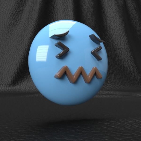 3D EMOJI FACE ICONS V2 3D model_2