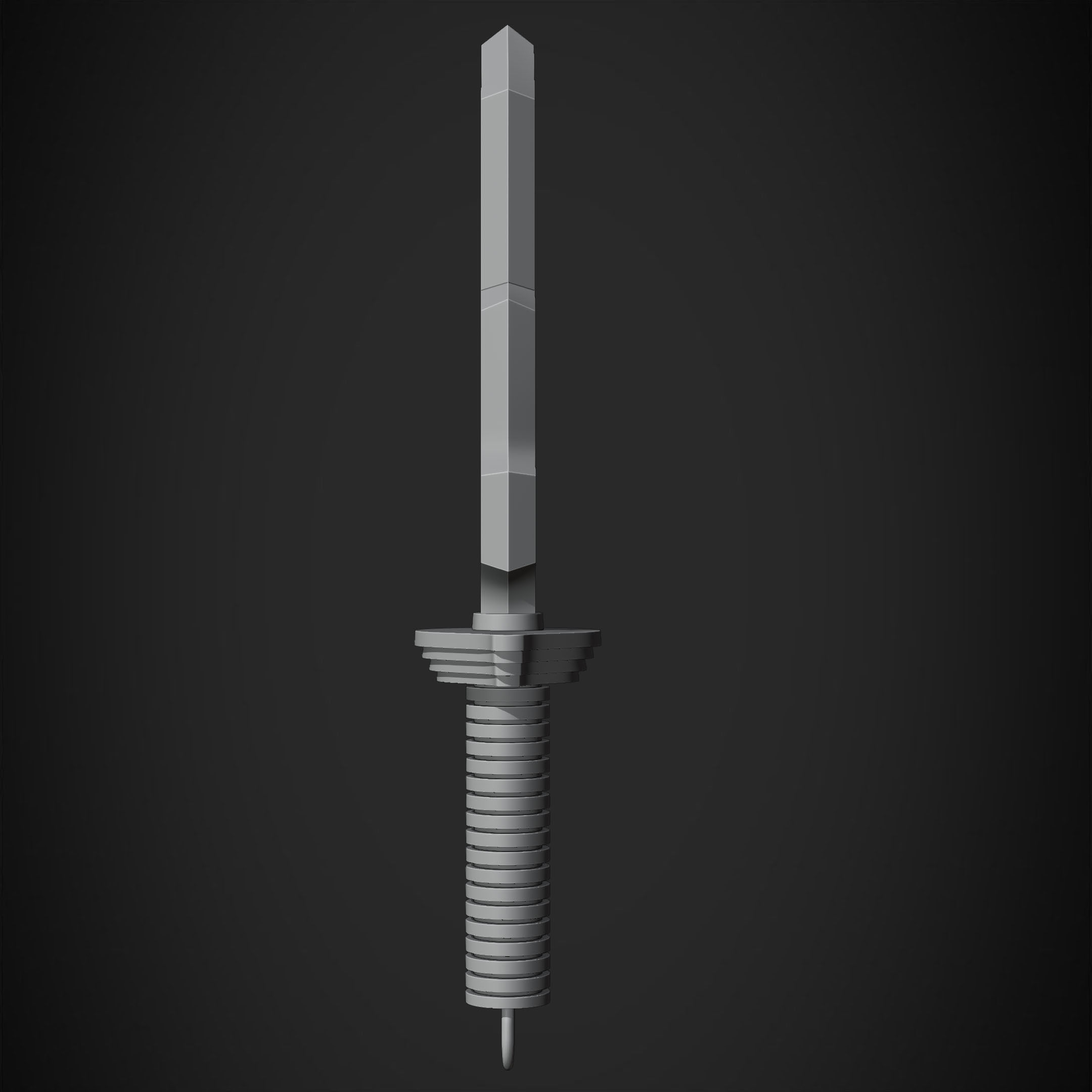 Toji Fushiguro Inverted Spear of Heaven for Cosplay 3D print model_16