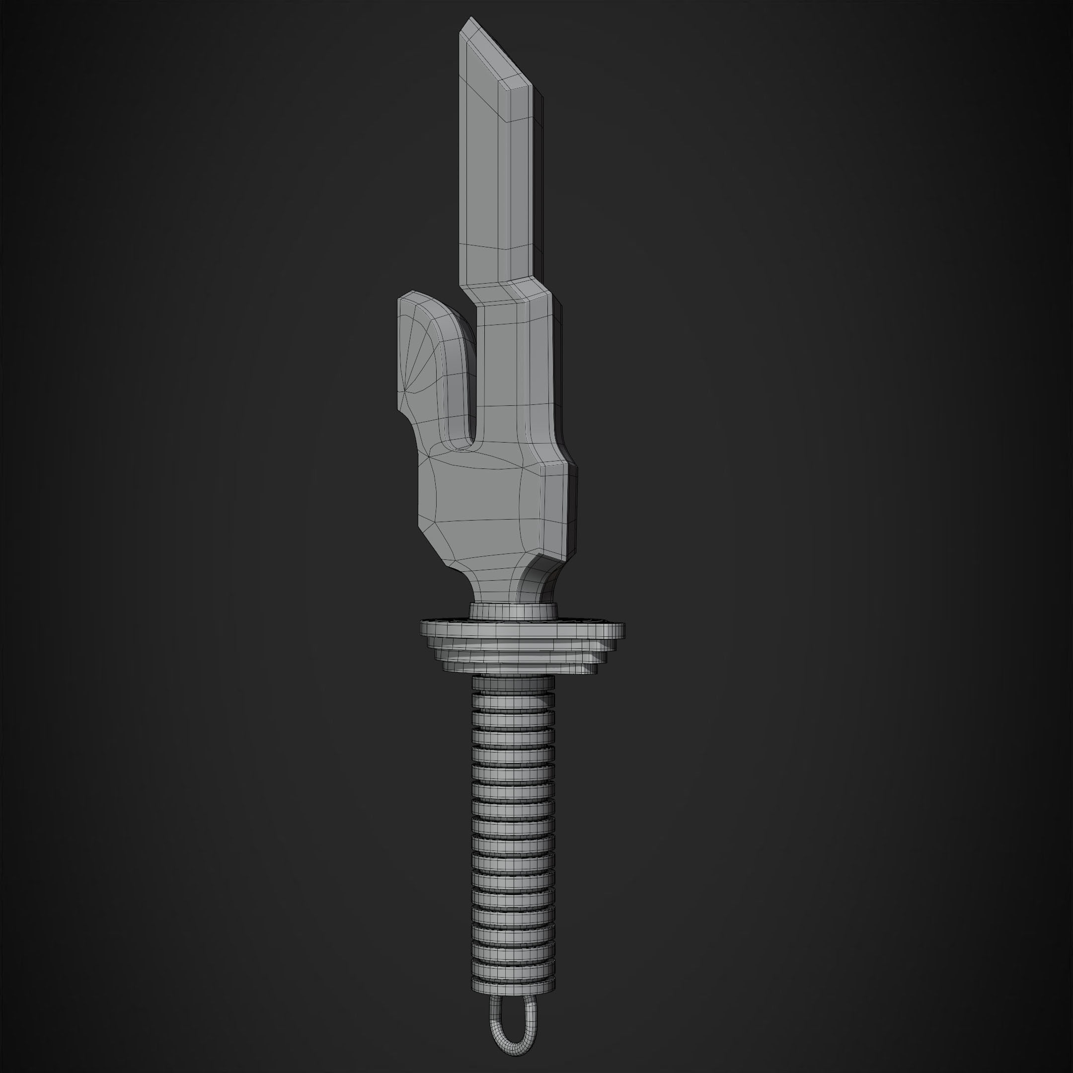 Toji Fushiguro Inverted Spear of Heaven for Cosplay 3D print model_15