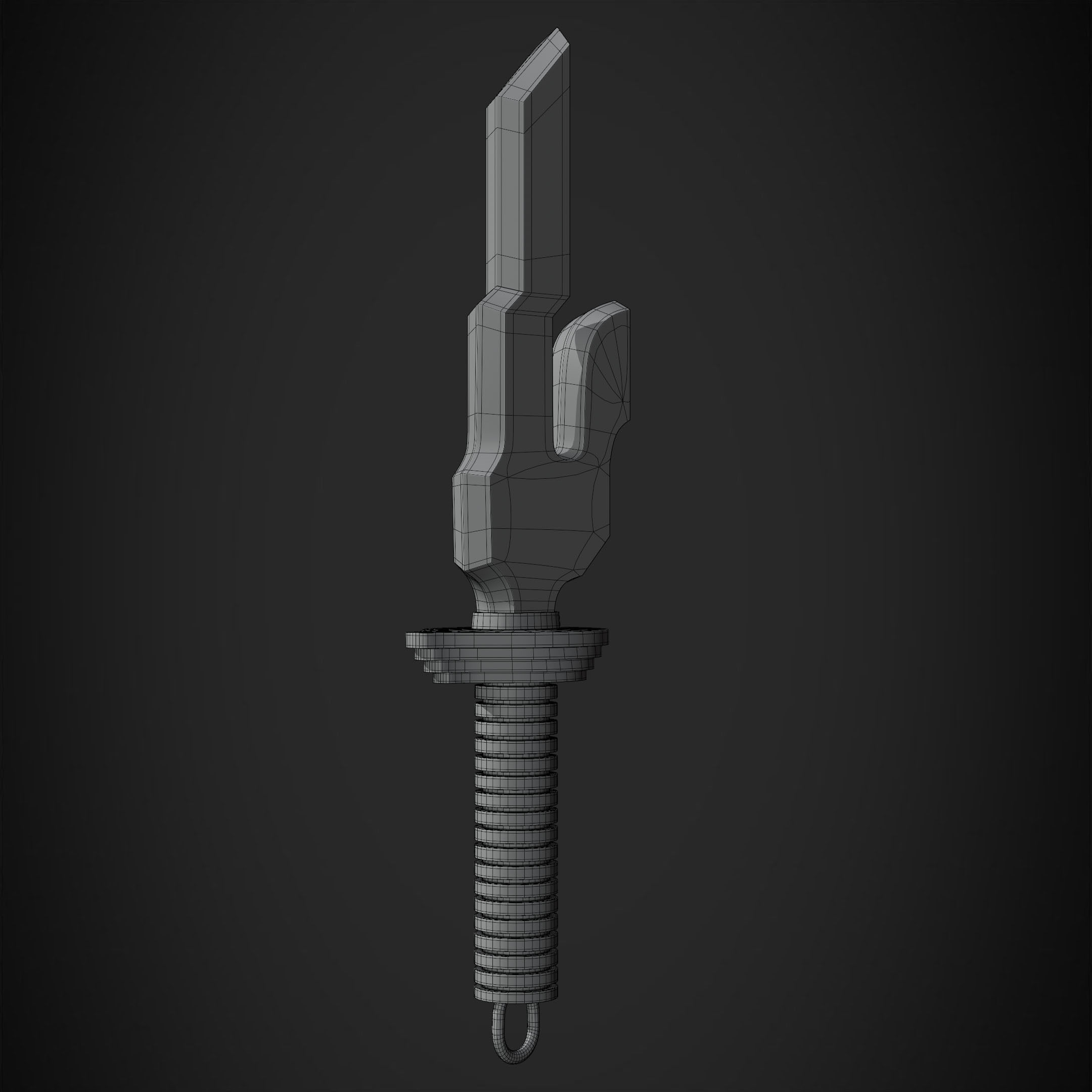 Toji Fushiguro Inverted Spear of Heaven for Cosplay 3D print model_19