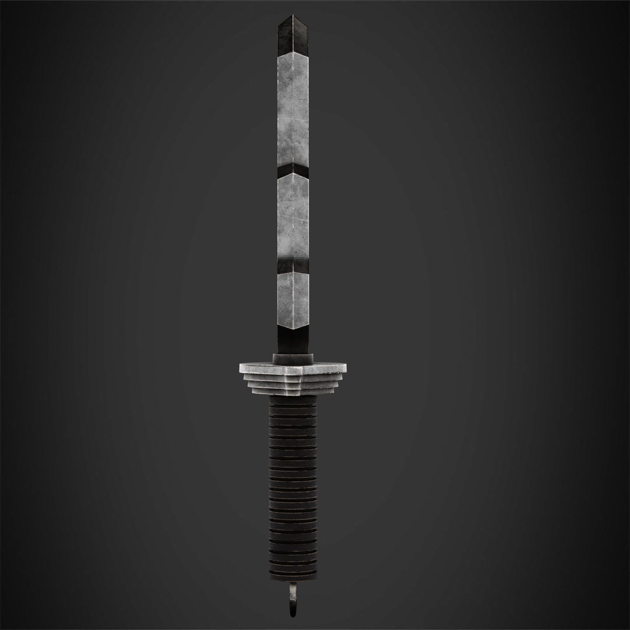Toji Fushiguro Inverted Spear of Heaven for Cosplay 3D print model_4