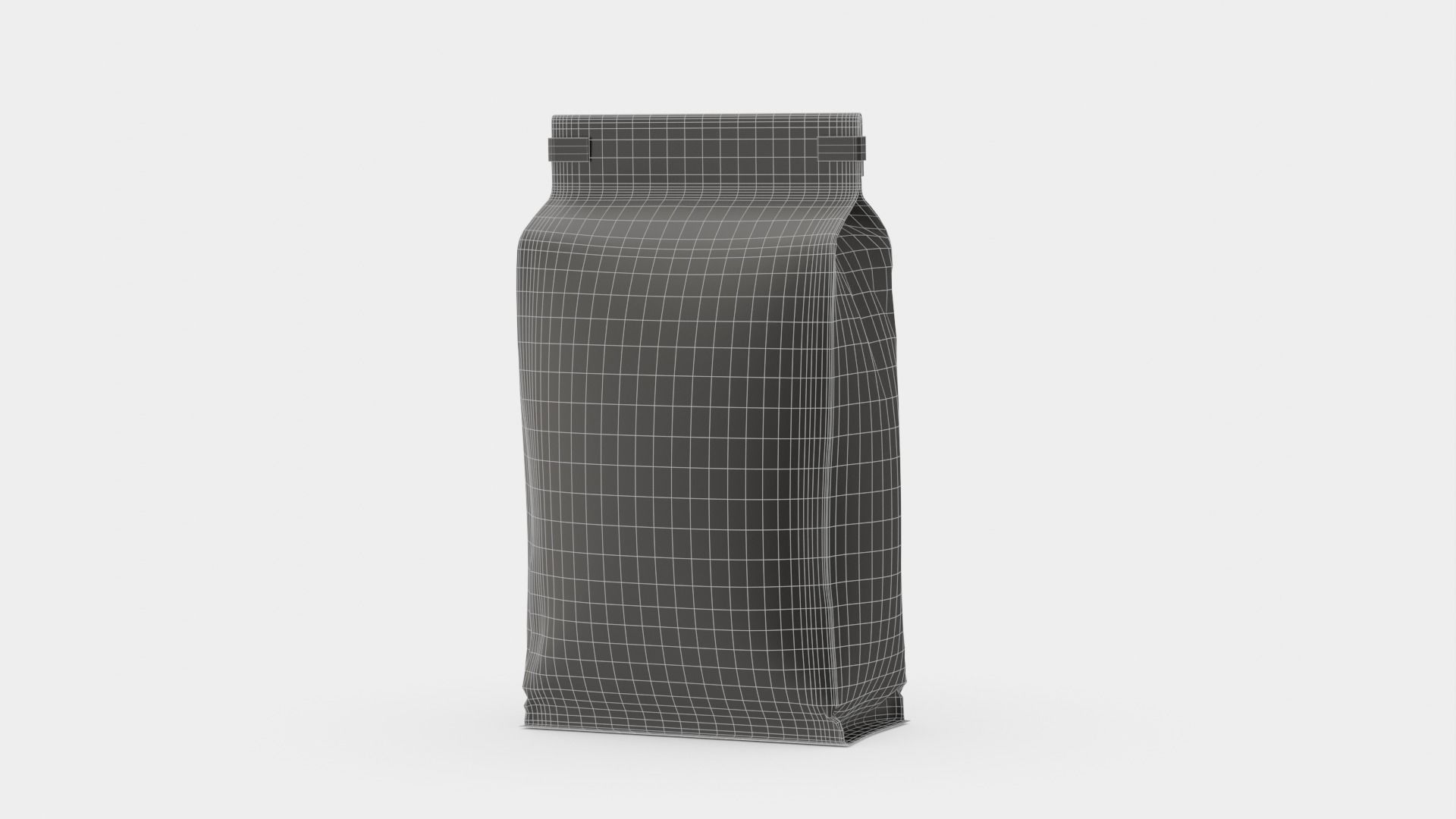 Coffee bag doypack 3D model_15