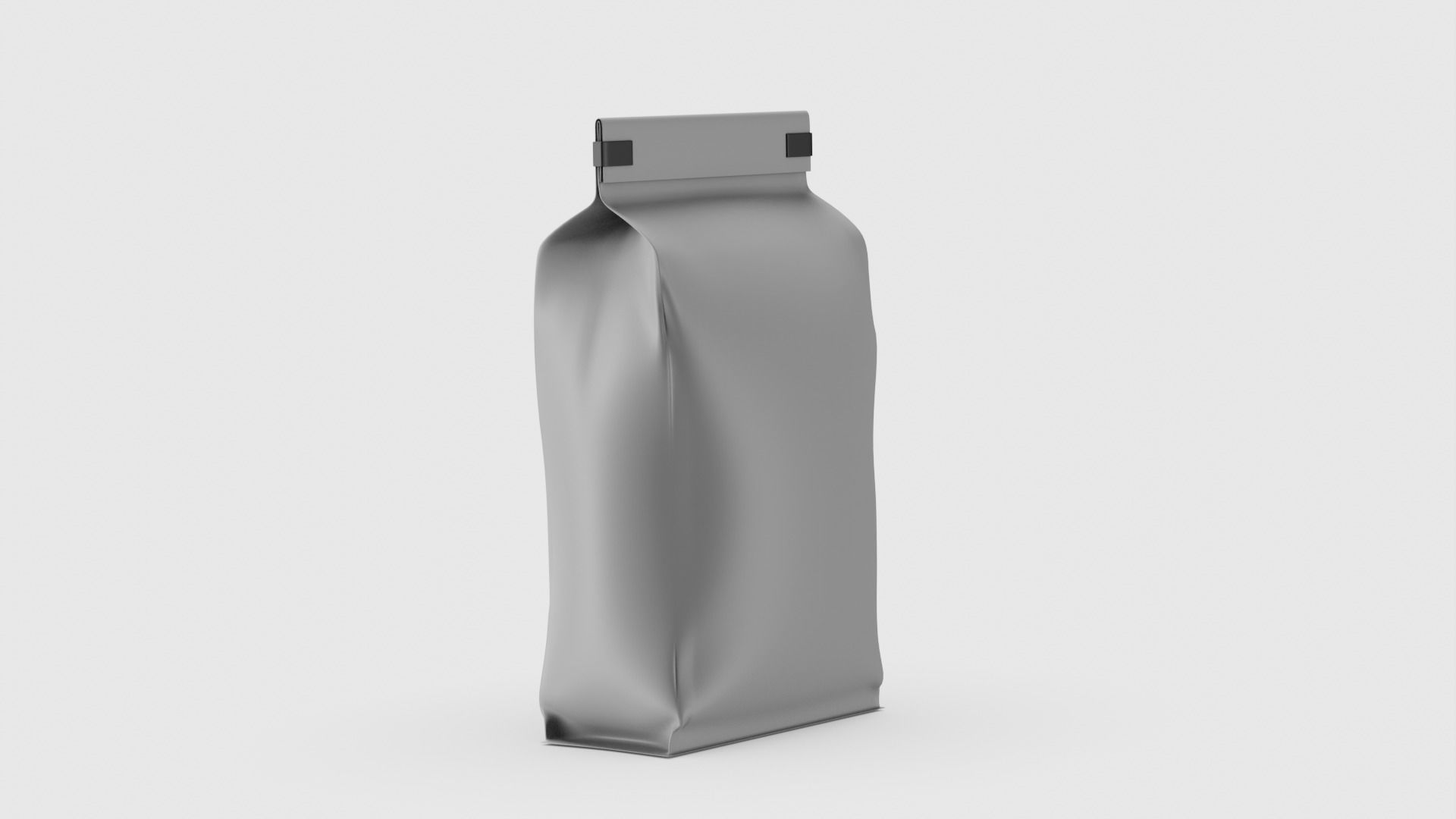 Coffee bag doypack 3D model_4