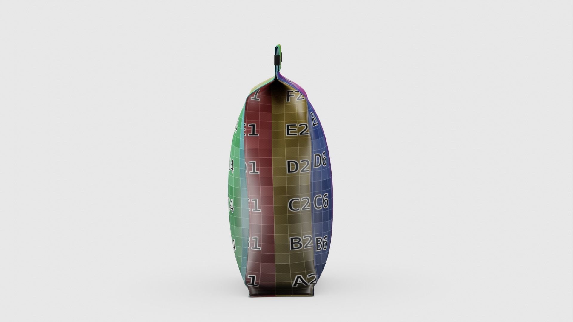 Coffee bag doypack 3D model_21
