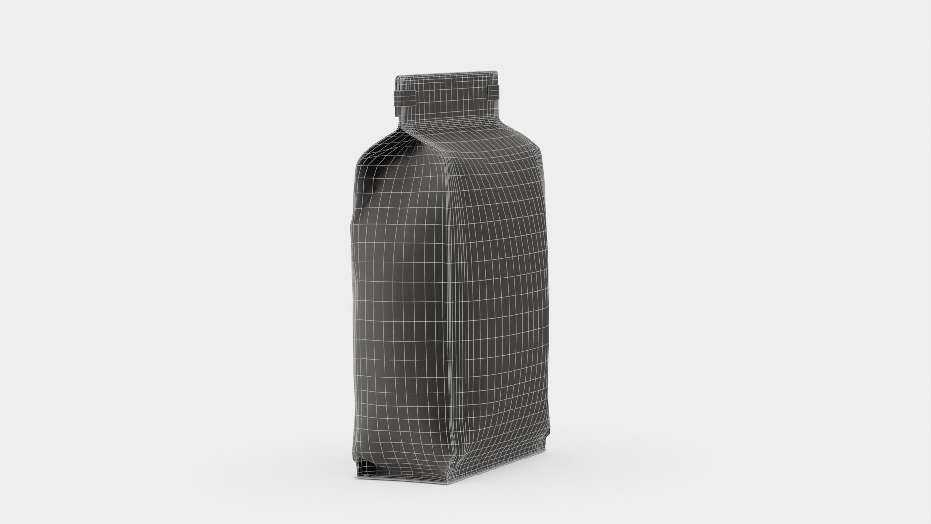 Coffee bag doypack 3D model_11