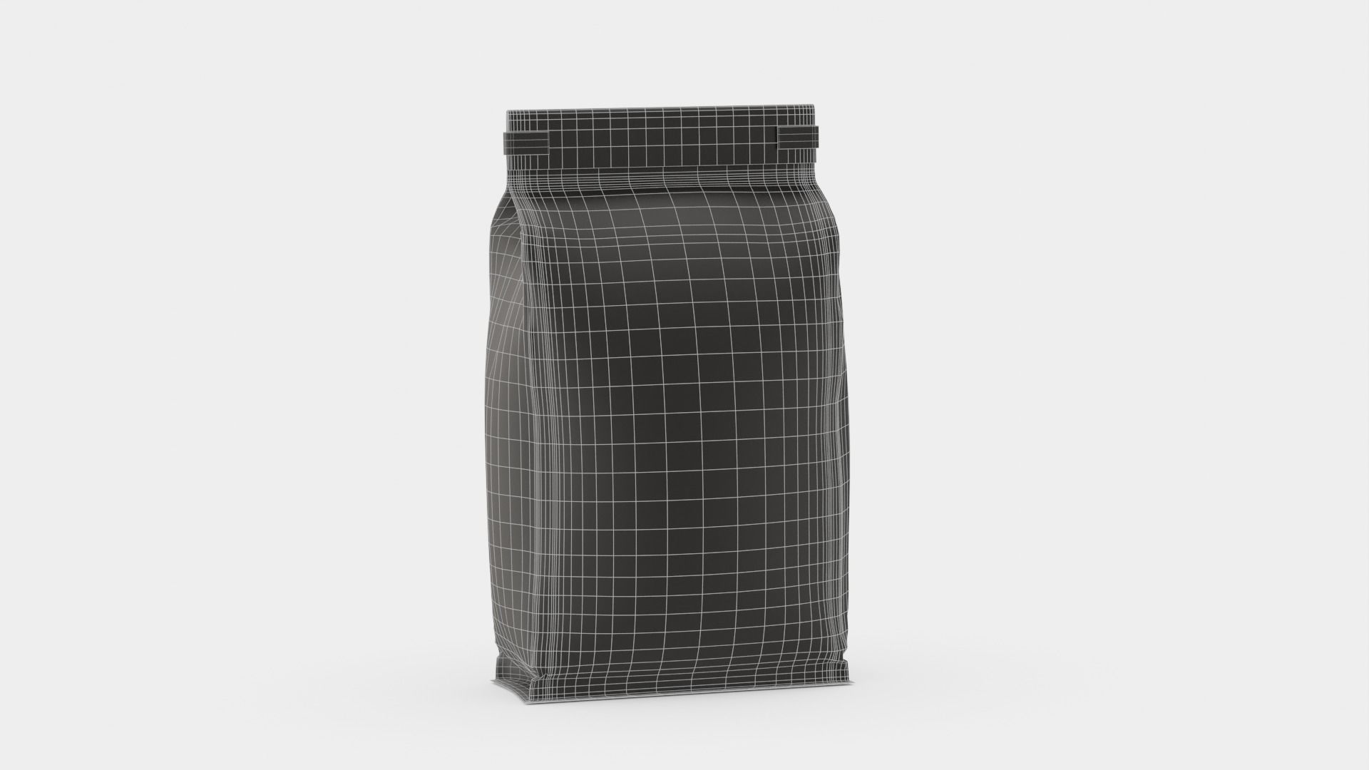 Coffee bag doypack 3D model_10