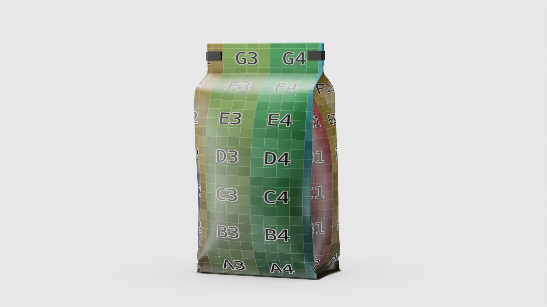 Coffee bag doypack 3D model_18
