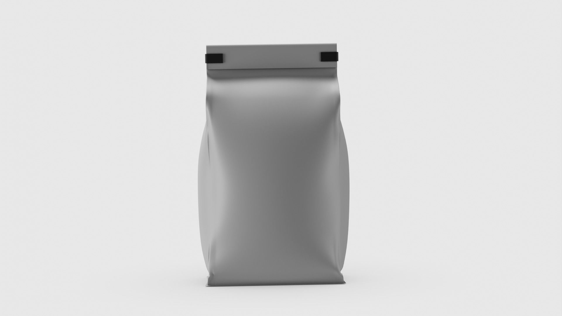 Coffee bag doypack 3D model_6