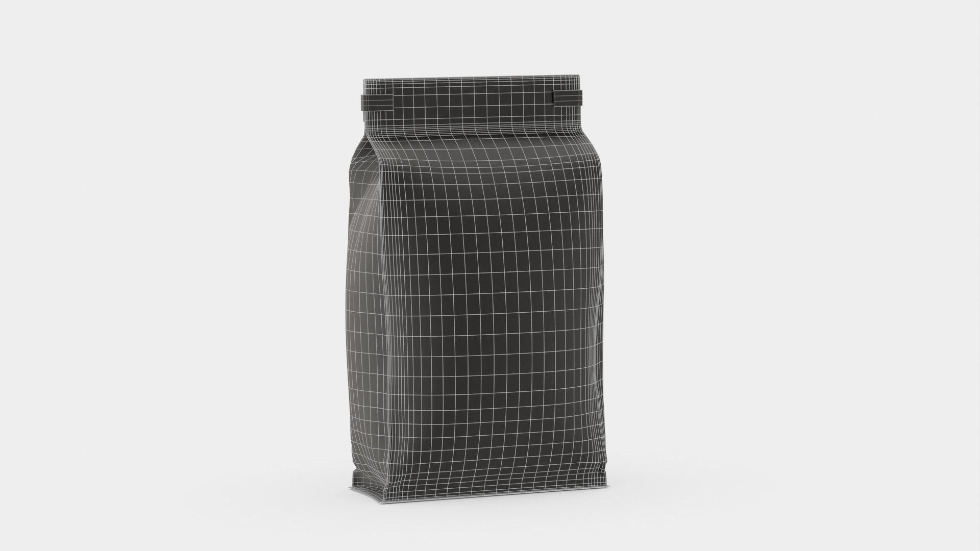 Coffee bag doypack 3D model_20