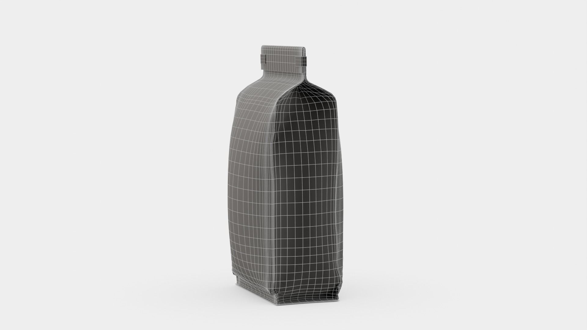 Coffee bag doypack 3D model_14
