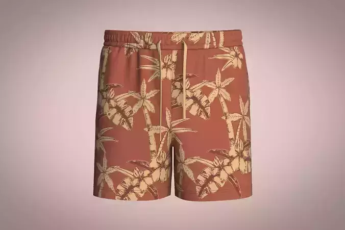 Mens Short Pant-AOP