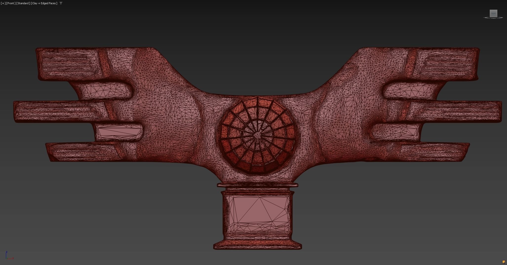Brutalist Monument 3D model_13