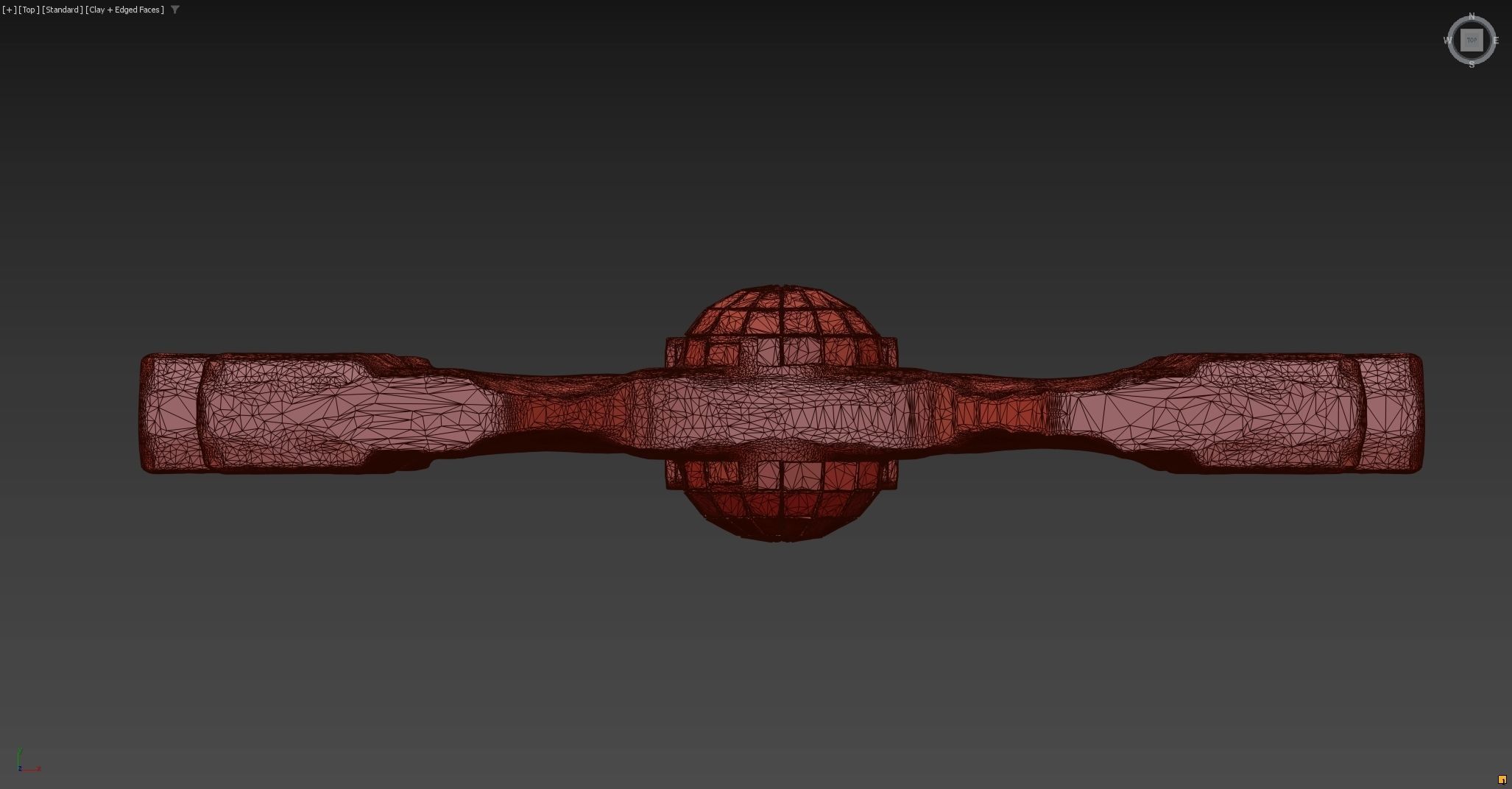 Brutalist Monument 3D model_14
