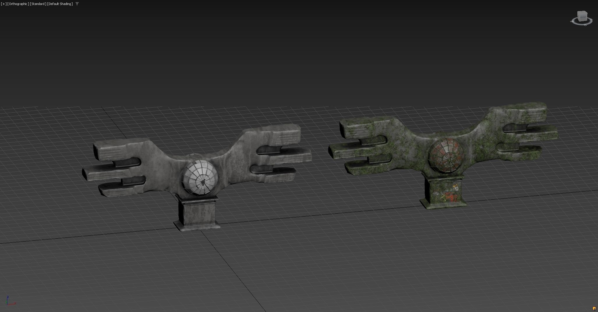Brutalist Monument 3D model_10