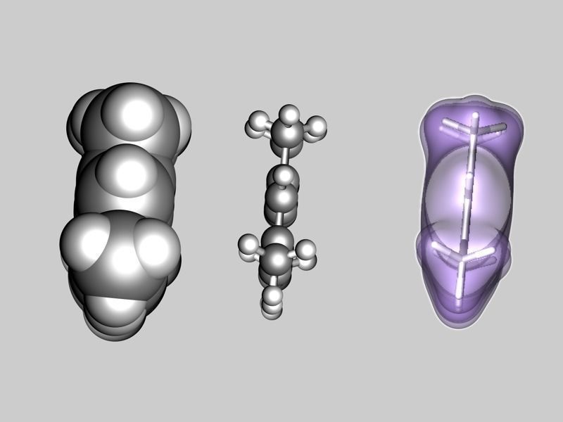 amitraz molecule 3D model_2