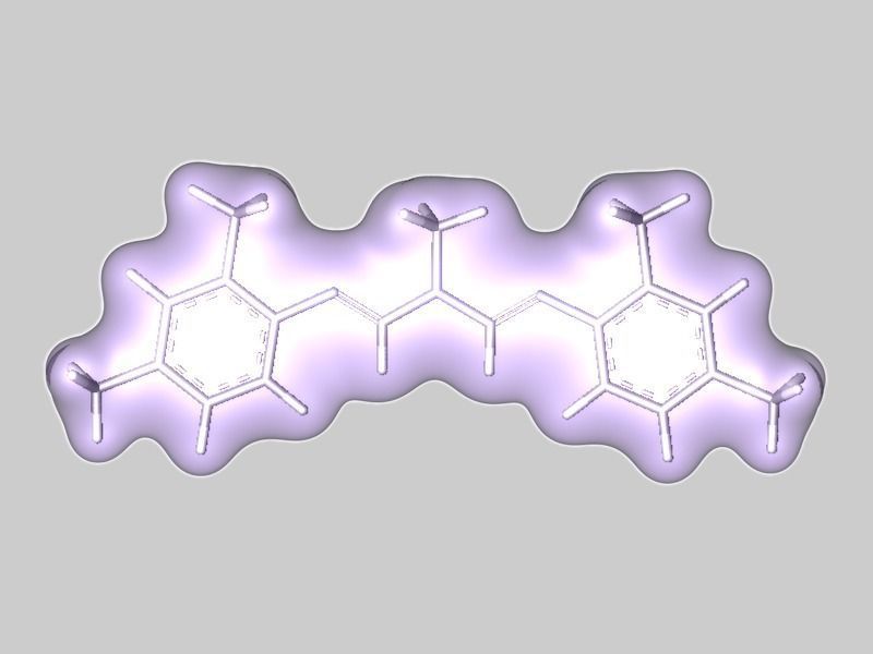 amitraz molecule 3D model_5