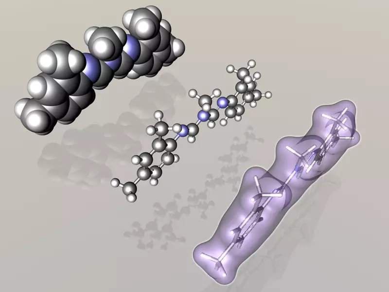 amitraz molecule 3D model_0