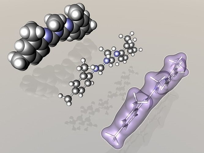 amitraz  molecule 3D model