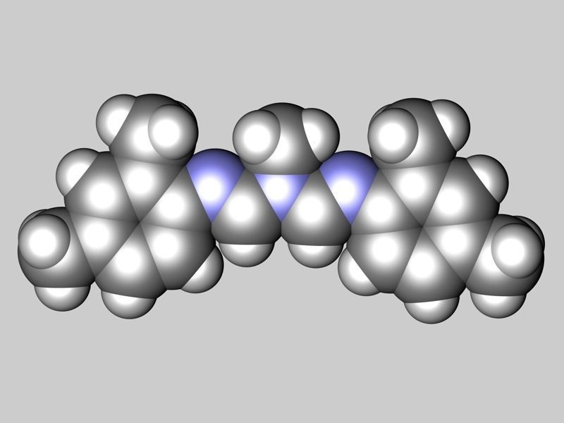 amitraz molecule 3D model_3