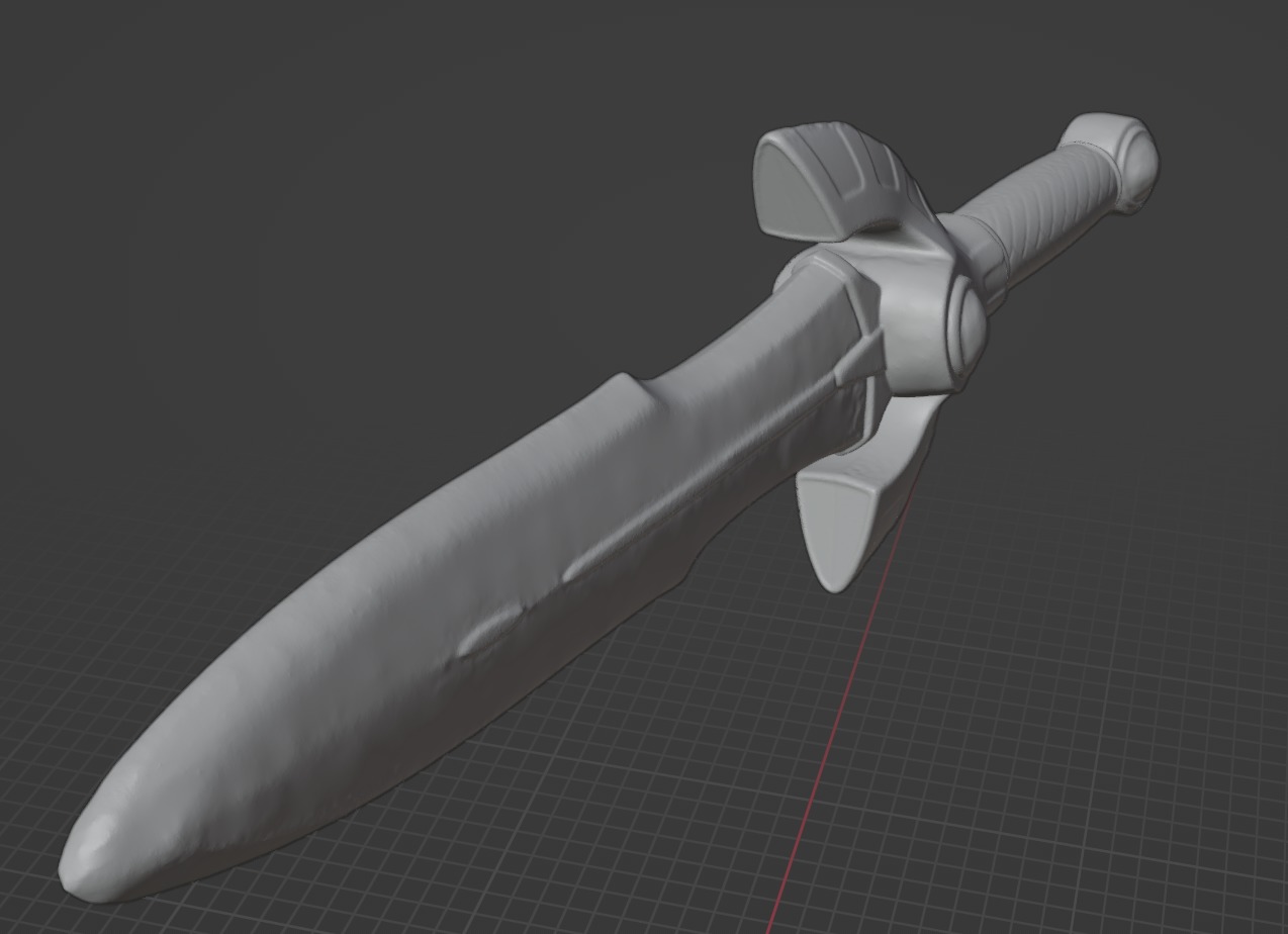 RPG sword 3D print model_1