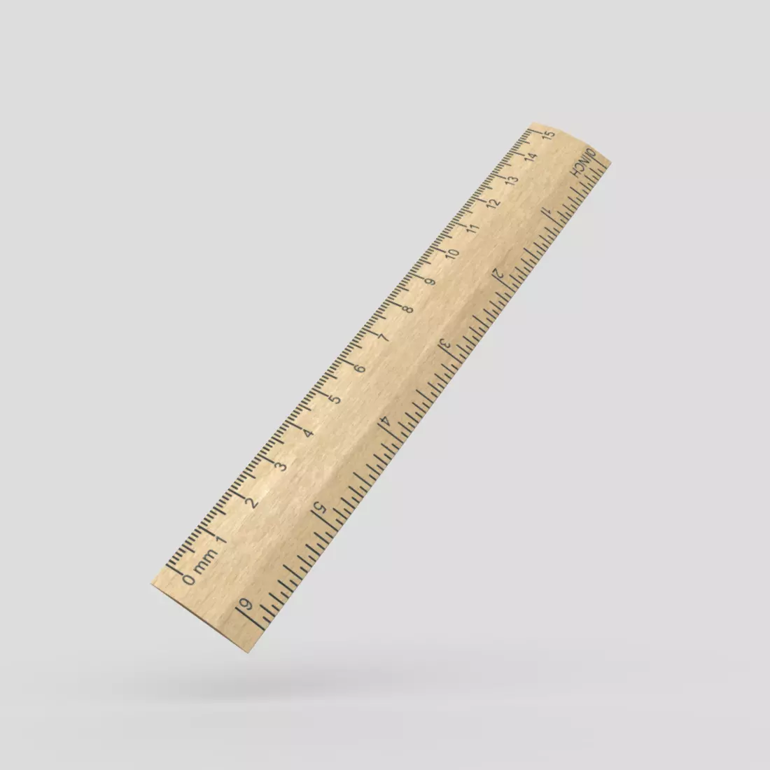 CC0 - Ruler 2 Free low-poly 3D model_0