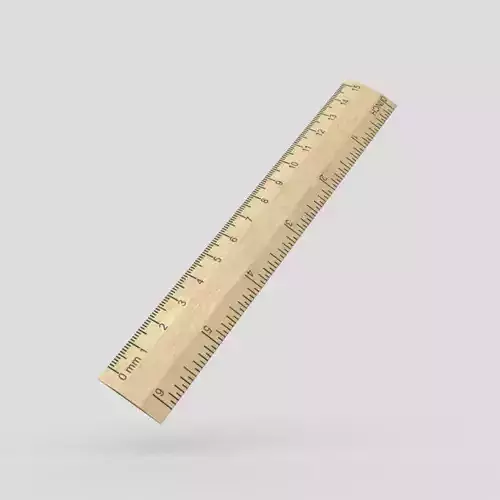 CC0 - Ruler 2 Free low-poly 3D model CC0 - Ruler 2 Free low-poly 3D model