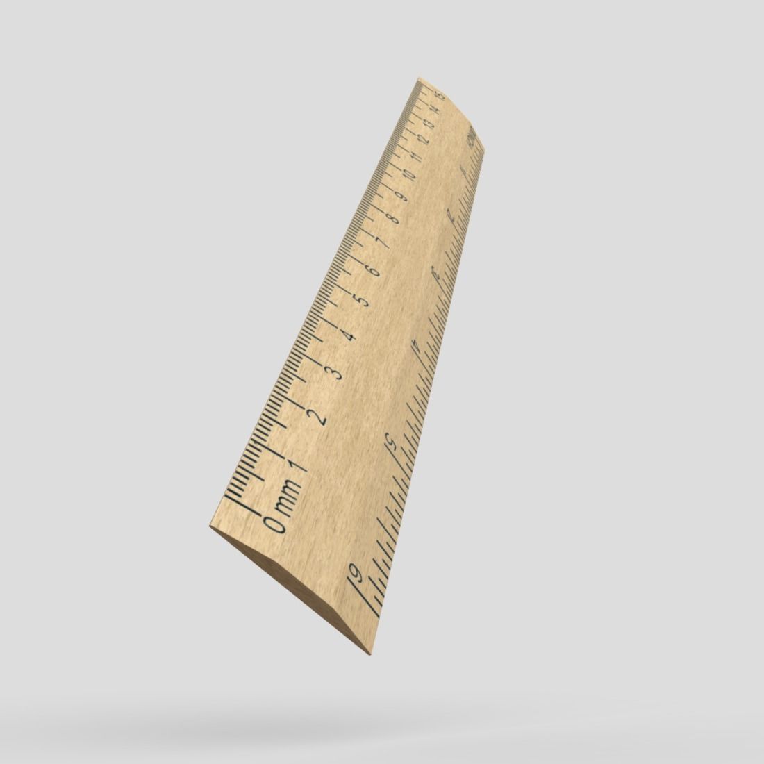 CC0 - Ruler 2 Free low-poly 3D model_11