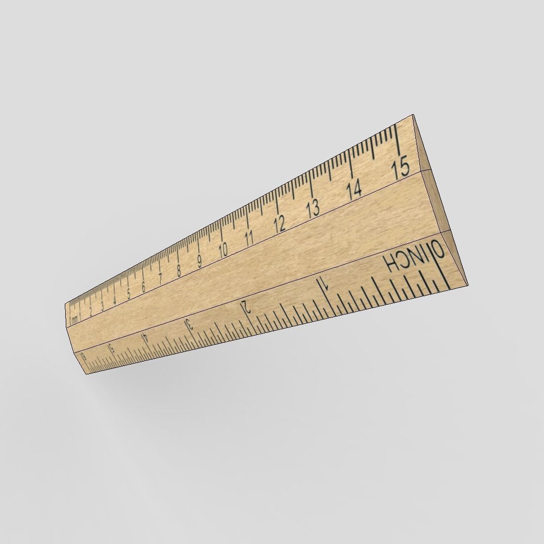CC0 - Ruler 2 Free low-poly 3D model_6