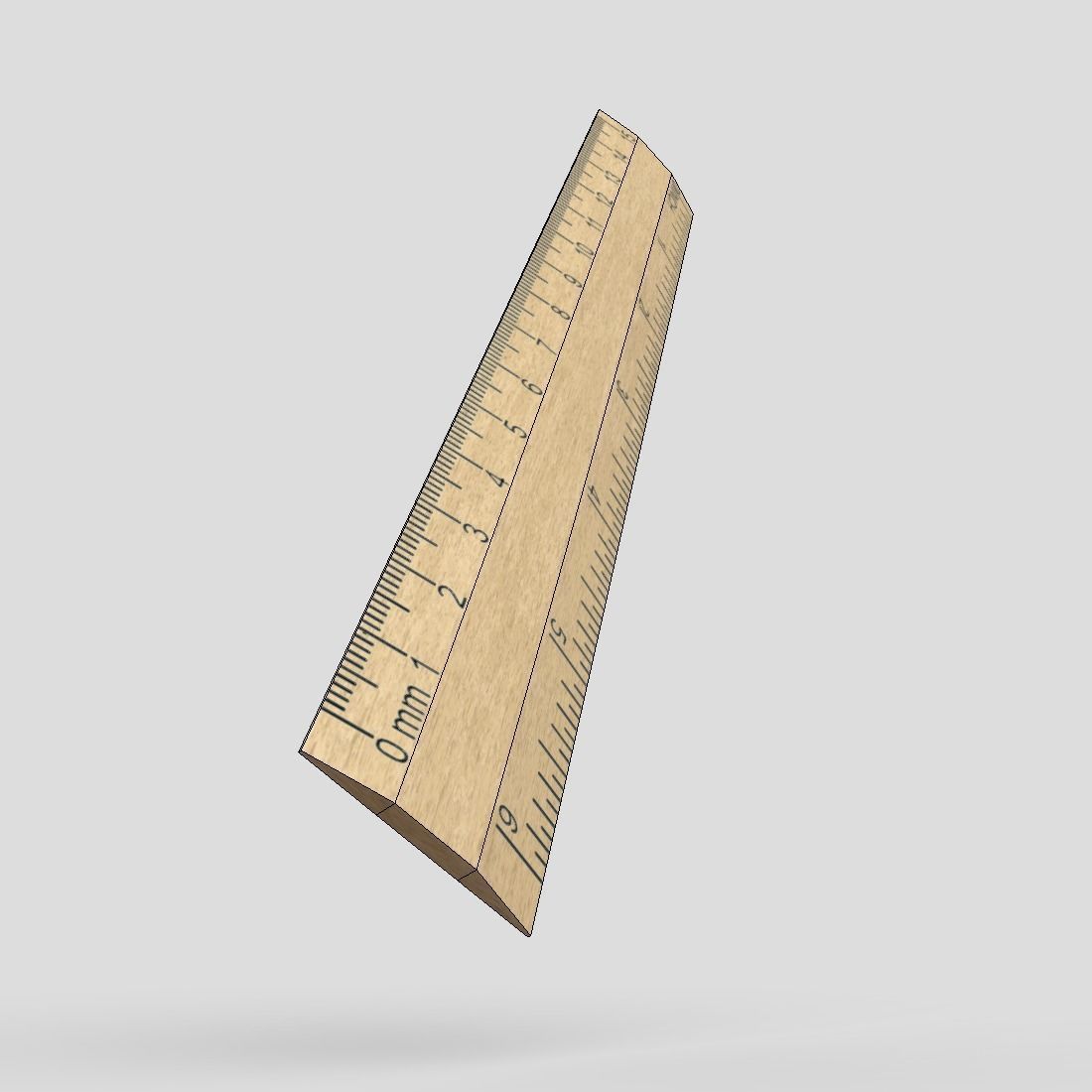 CC0 - Ruler 2 Free low-poly 3D model_12