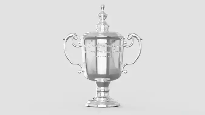 US Open Mens Tennis Championship Trophy Low-poly 3D model US Open Mens Tennis Championship Trophy Low-poly 3D model