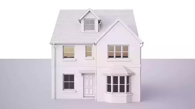 British House Theale E 3D model