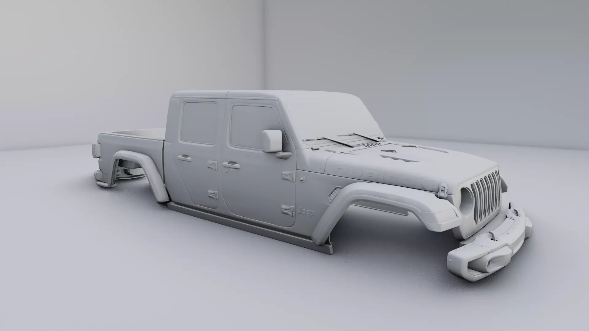JEEP GLADIATOR 2020 3D print model