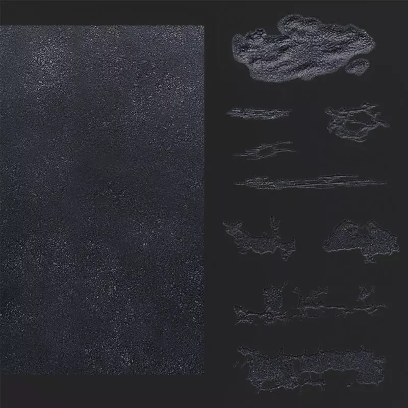 Environment Horizontal Modules Game Assets Low-poly 3D model_0