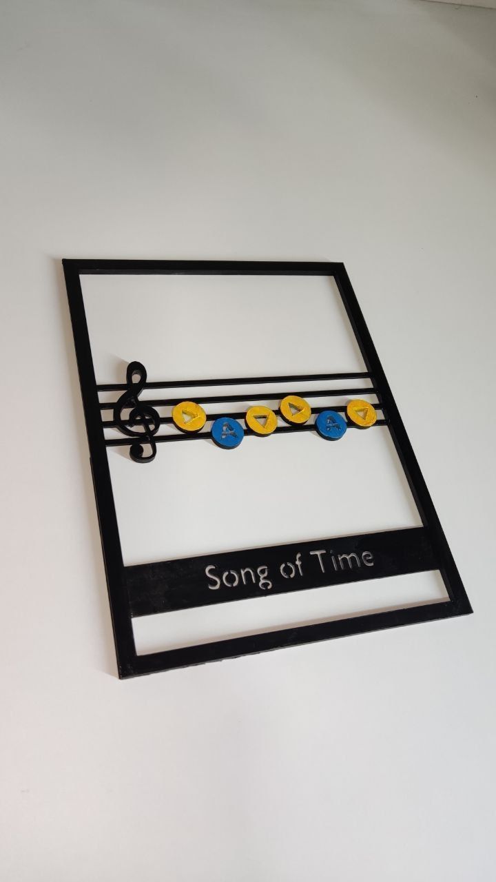 Zelda Songs Panel A6 - Decoration - Oath to Order 3D print model_2