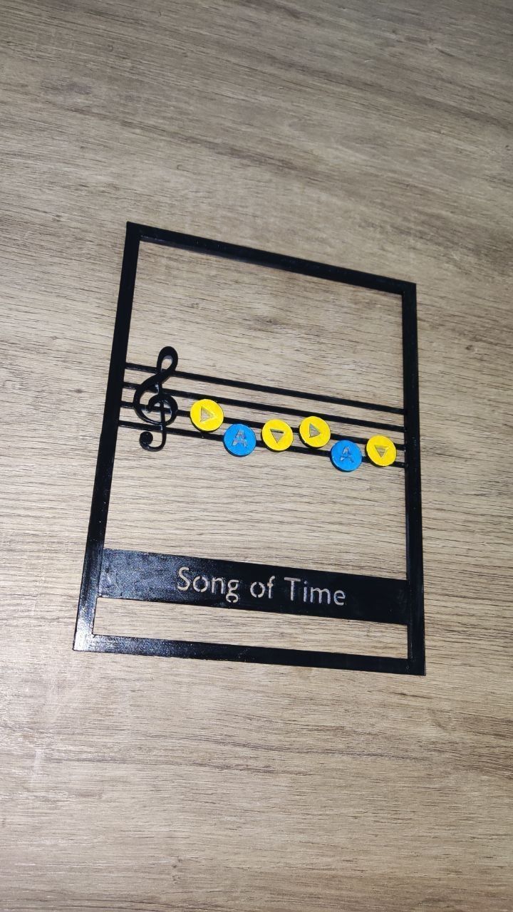 Zelda Songs Panel A6 - Decoration - Oath to Order 3D print model_19