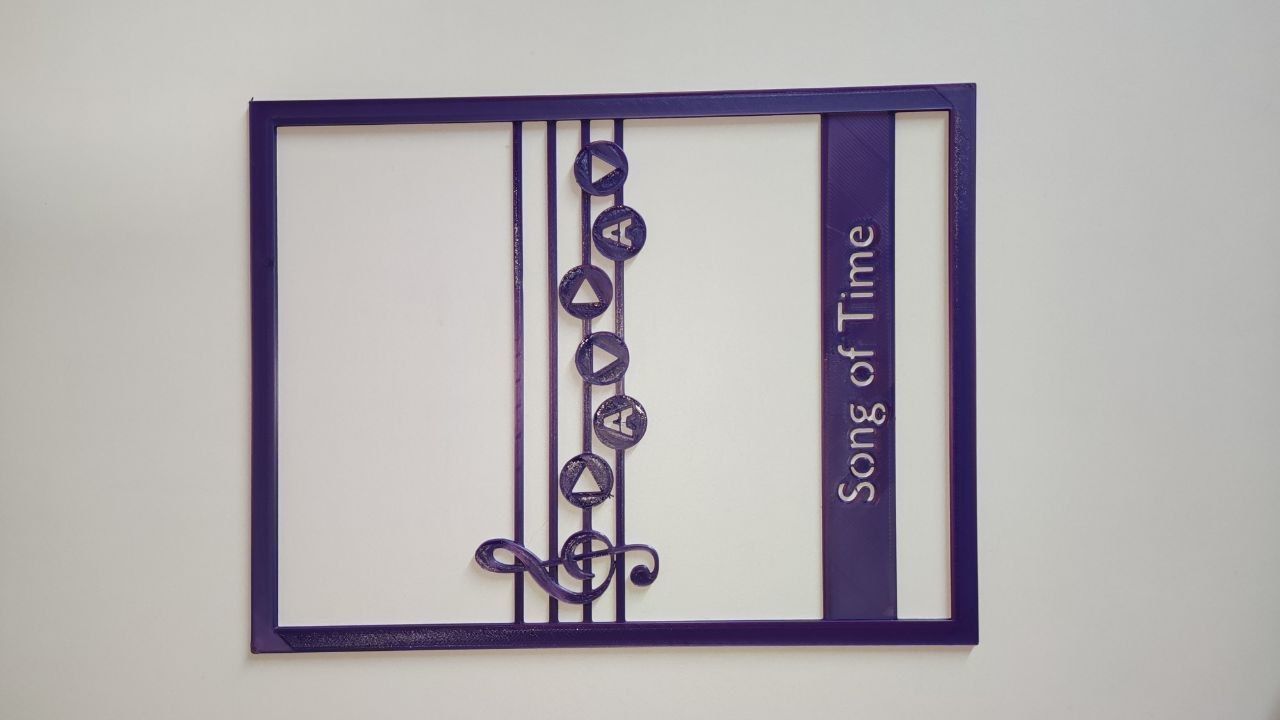 Zelda Songs Panel A6 - Decoration - Oath to Order 3D print model_25