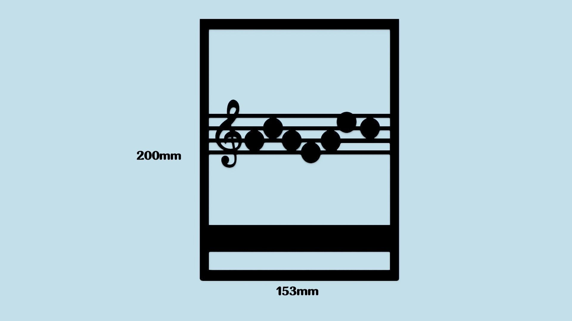 Zelda Songs Panel A6 - Decoration - Oath to Order 3D print model_18