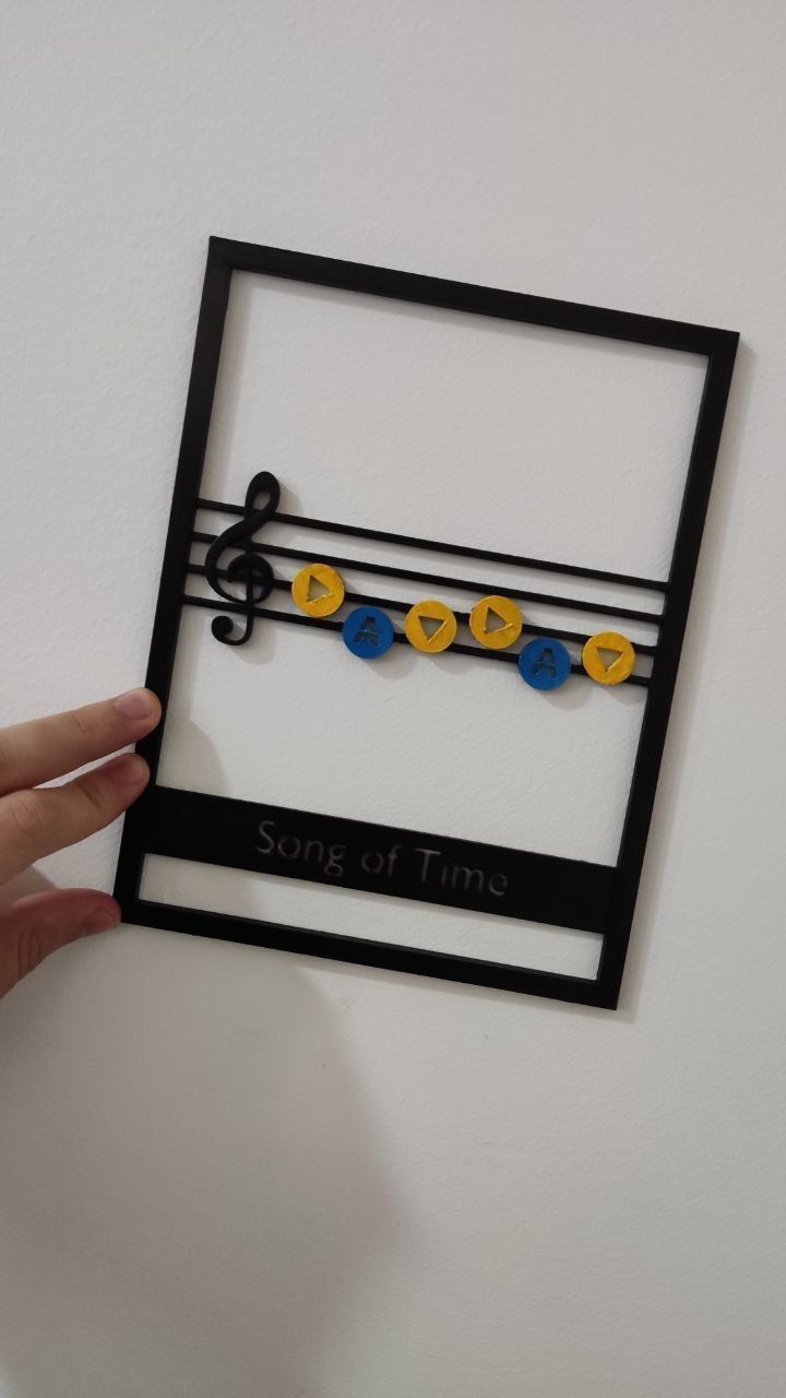 Zelda Songs Panel A6 - Decoration - Oath to Order 3D print model_20